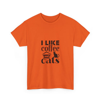 I Love Coffee & Cats – Adorable and Cozy Unisex T-Shirt for Cat and Caffeine Lovers - Elite digital Circle