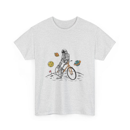 Astronaut & Bike Space Adventure T-Shirt – Unisex Graphic Tee - Elite digital Circle