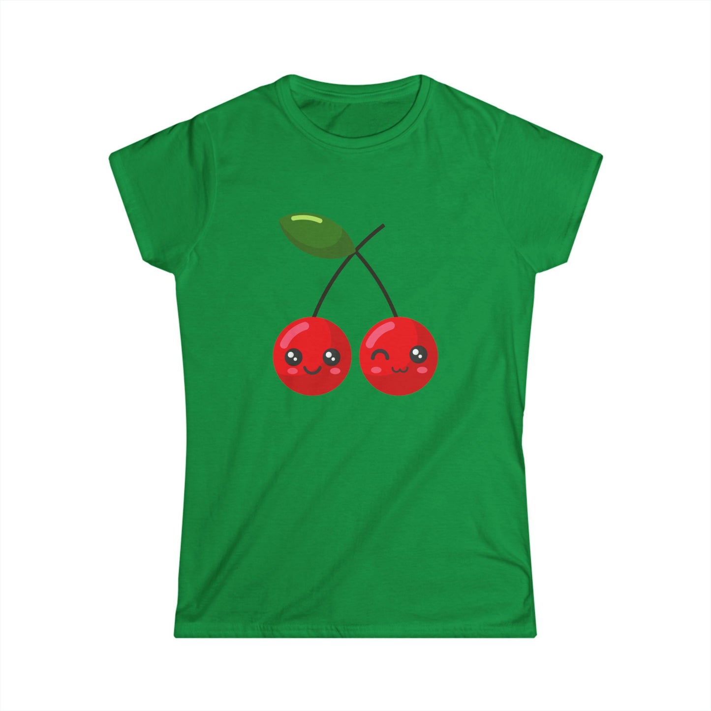 Kawaii Cherry T-Shirt – Cute Women’s Graphic Tee