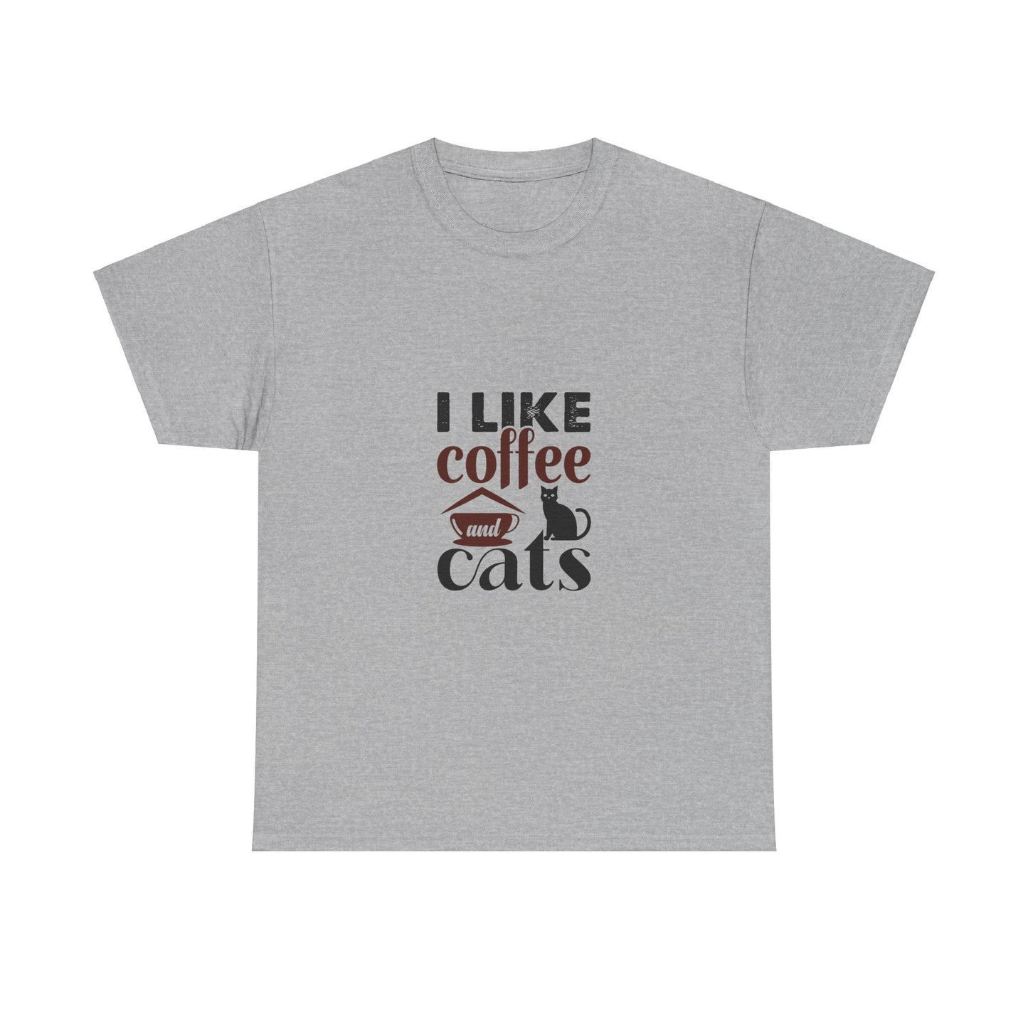 I Love Coffee & Cats – Adorable and Cozy Unisex T-Shirt for Cat and Caffeine Lovers - Elite digital Circle