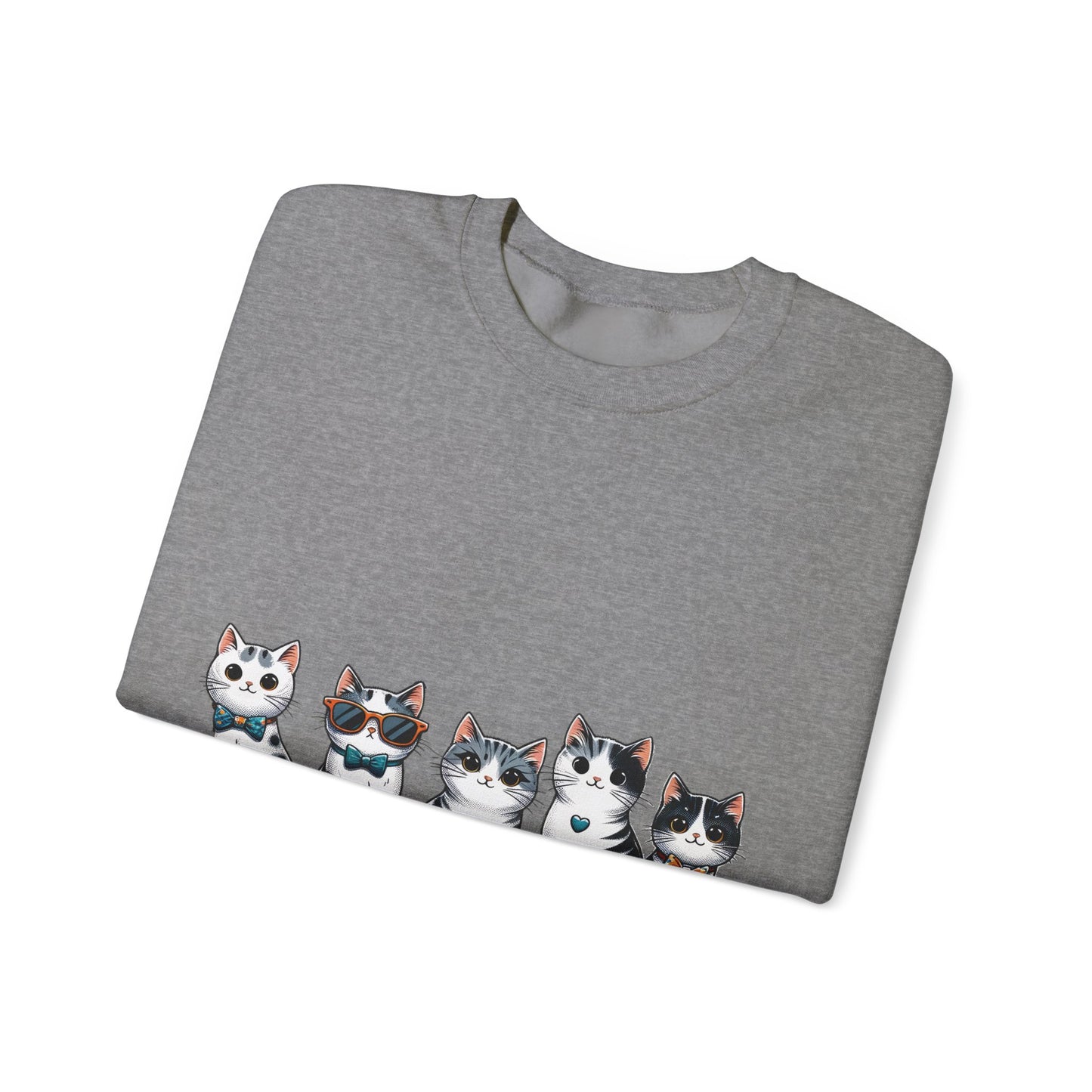 Catitude Is Everything” Unisex Sweater – Cute Cat Graphic Jumper