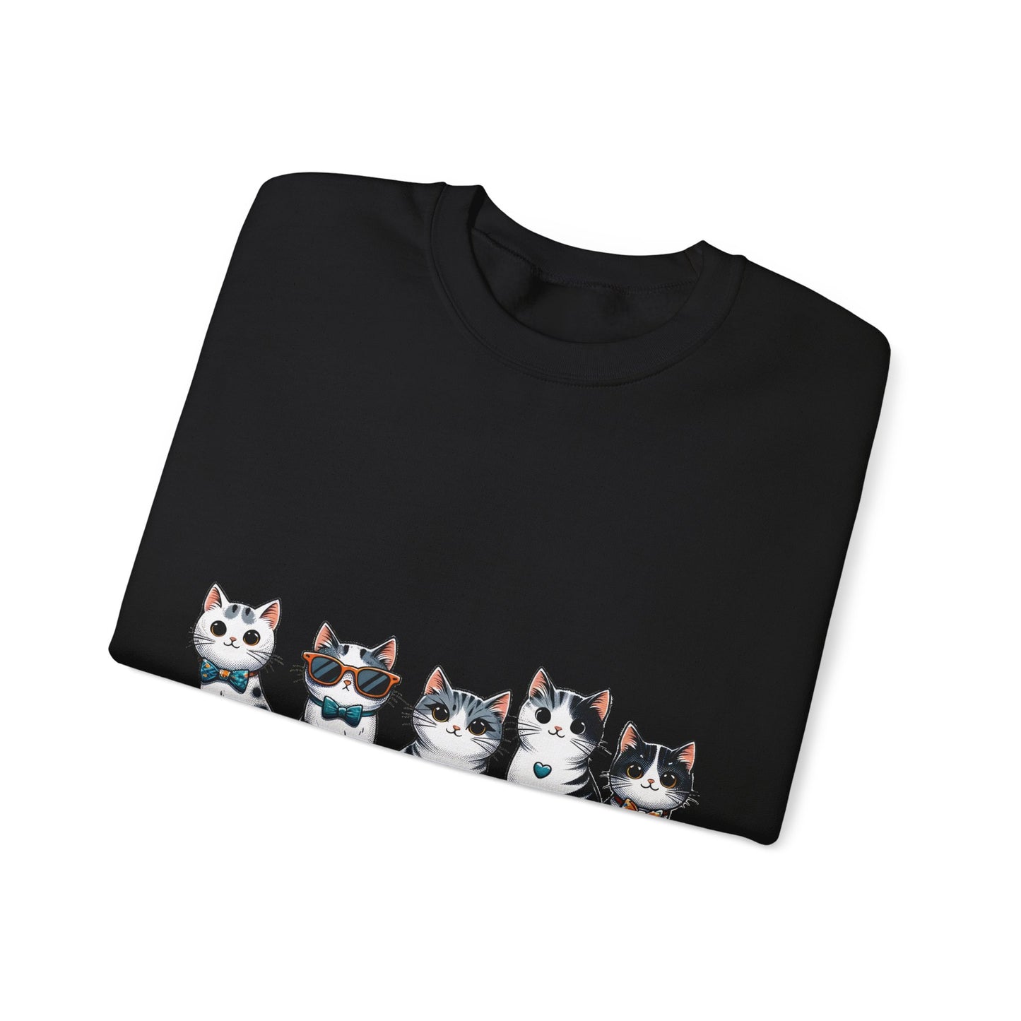 Catitude Is Everything” Unisex Sweater – Cute Cat Graphic Jumper