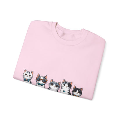 Catitude Is Everything” Unisex Sweater – Cute Cat Graphic Jumper