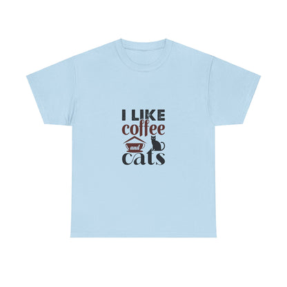 I Love Coffee & Cats – Adorable and Cozy Unisex T-Shirt for Cat and Caffeine Lovers - Elite digital Circle