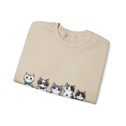 Catitude Is Everything” Unisex Sweater – Cute Cat Graphic Jumper