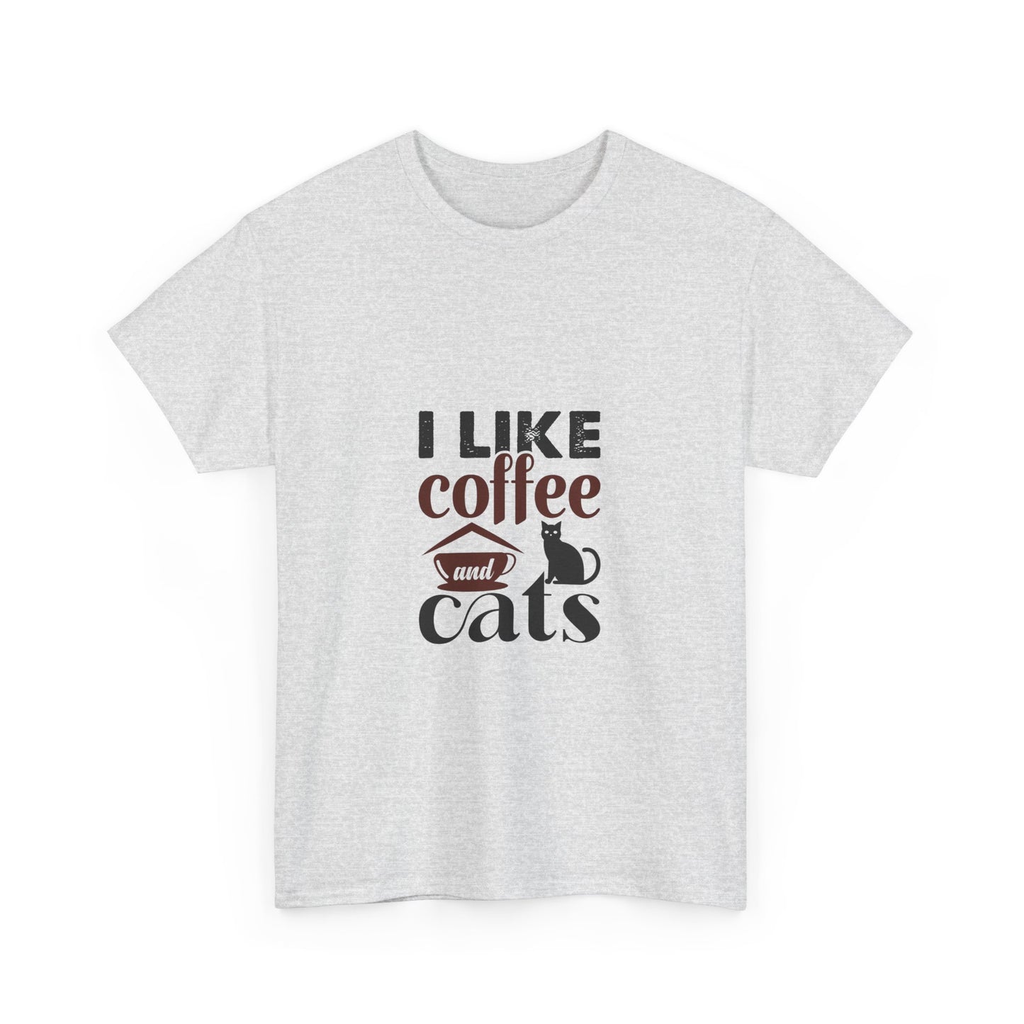 I Love Coffee & Cats – Adorable and Cozy Unisex T-Shirt for Cat and Caffeine Lovers - Elite digital Circle