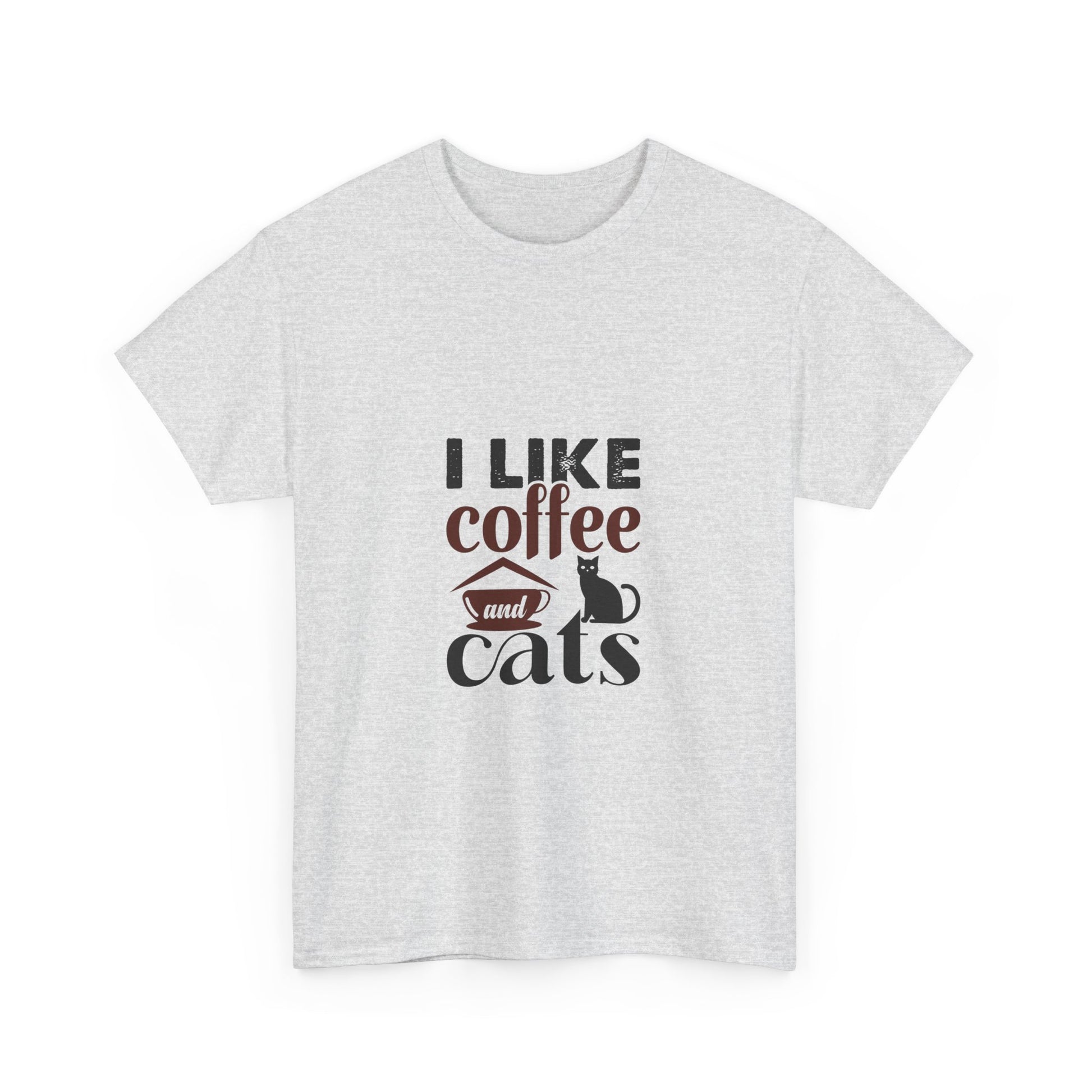 I Love Coffee & Cats – Adorable and Cozy Unisex T-Shirt for Cat and Caffeine Lovers - Elite digital Circle