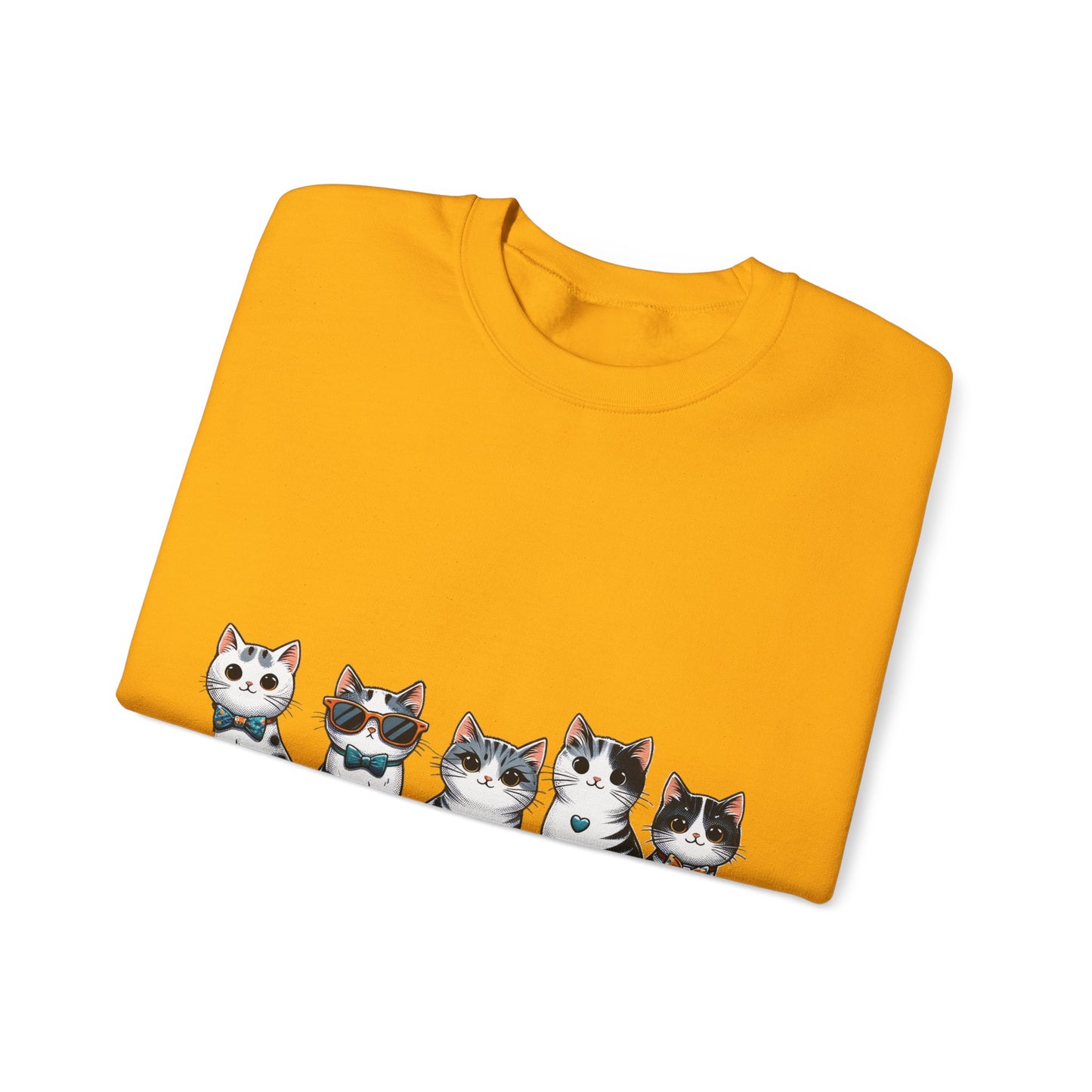 Catitude Is Everything” Unisex Sweater – Cute Cat Graphic Jumper