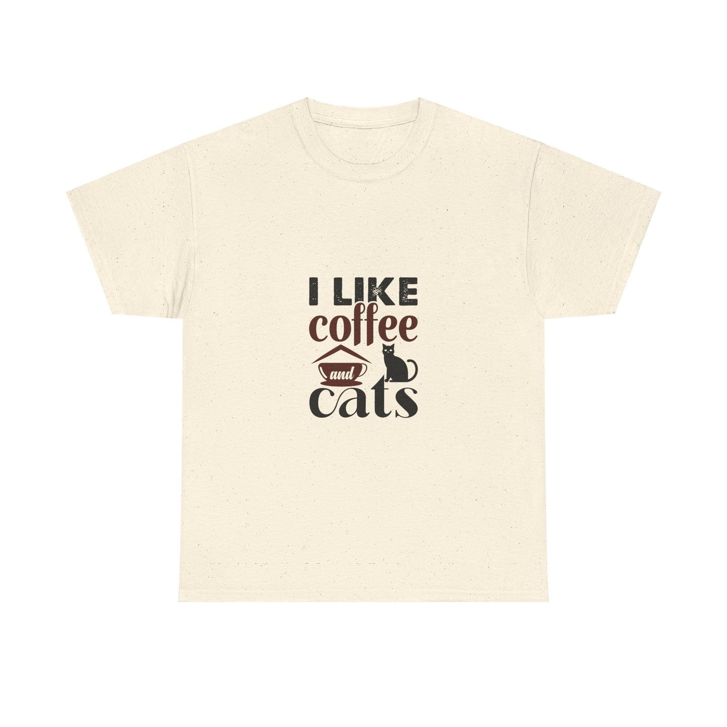 I Love Coffee & Cats – Adorable and Cozy Unisex T-Shirt for Cat and Caffeine Lovers - Elite digital Circle