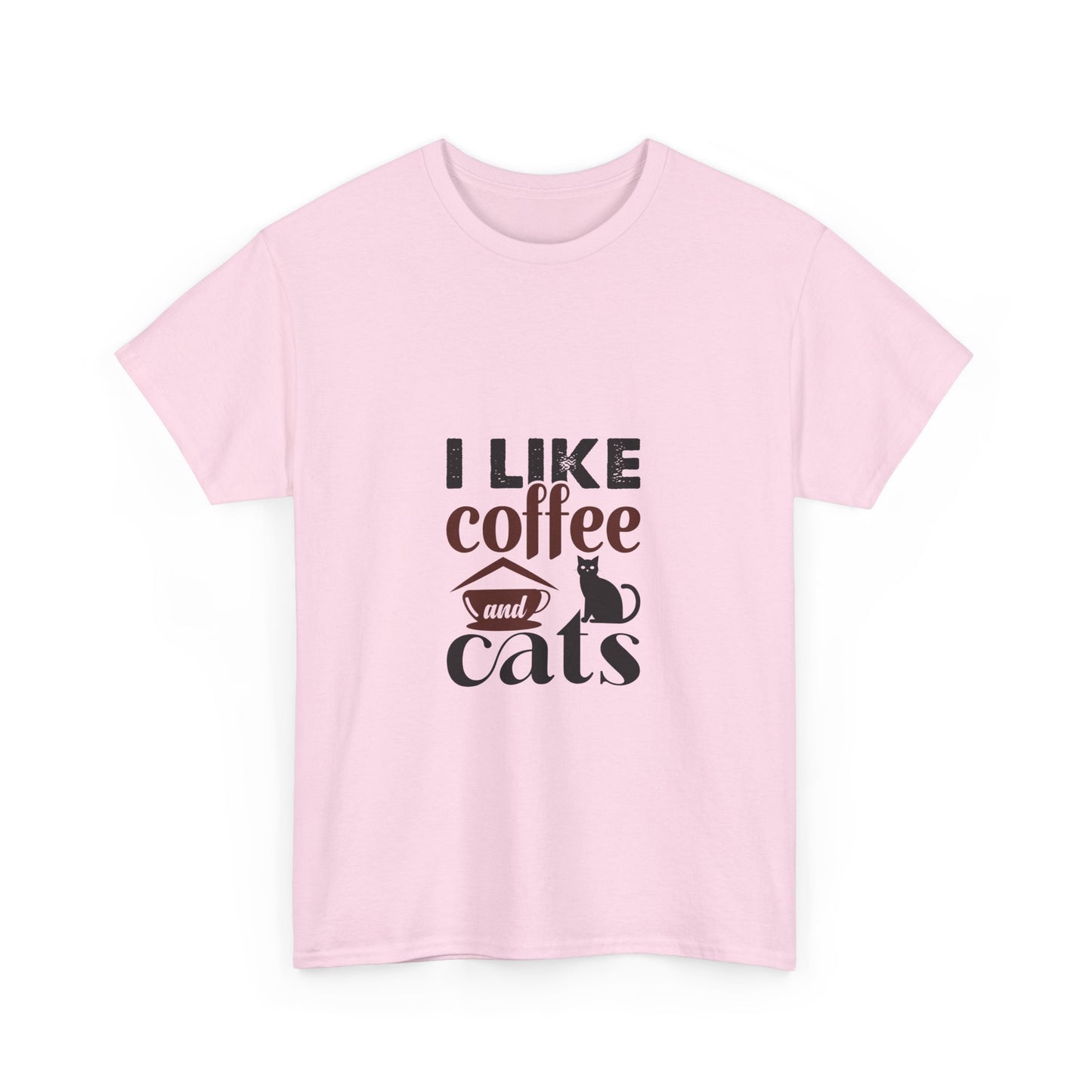 I Love Coffee & Cats – Adorable and Cozy Unisex T-Shirt for Cat and Caffeine Lovers - Elite digital Circle