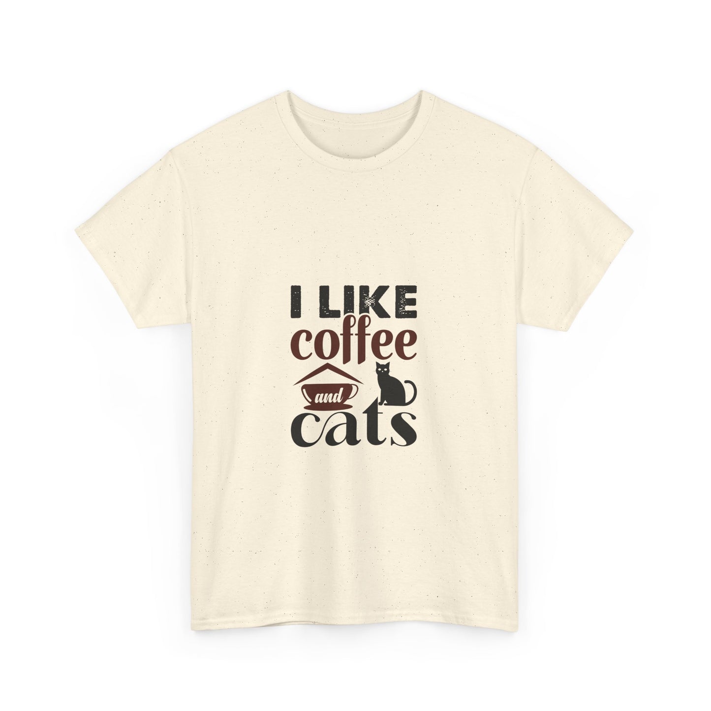 I Love Coffee & Cats – Adorable and Cozy Unisex T-Shirt for Cat and Caffeine Lovers - Elite digital Circle