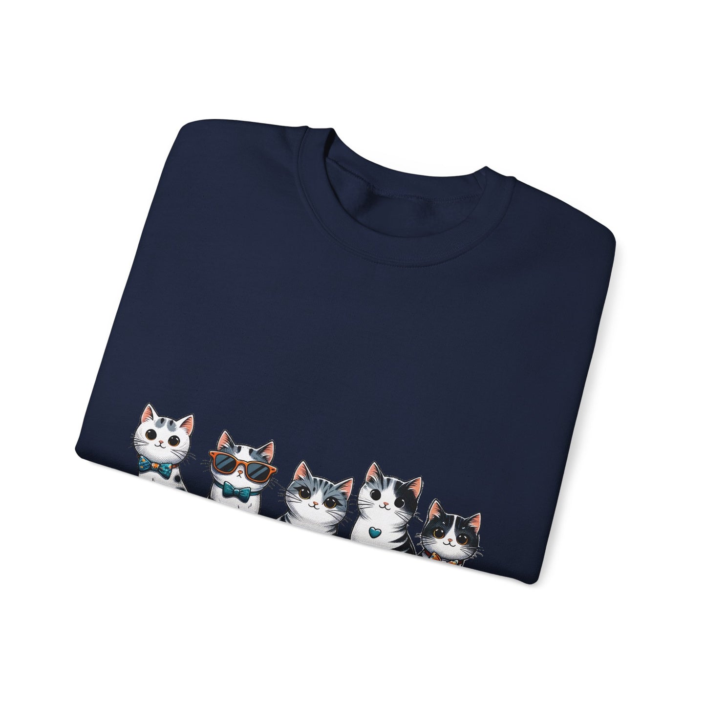 Catitude Is Everything” Unisex Sweater – Cute Cat Graphic Jumper