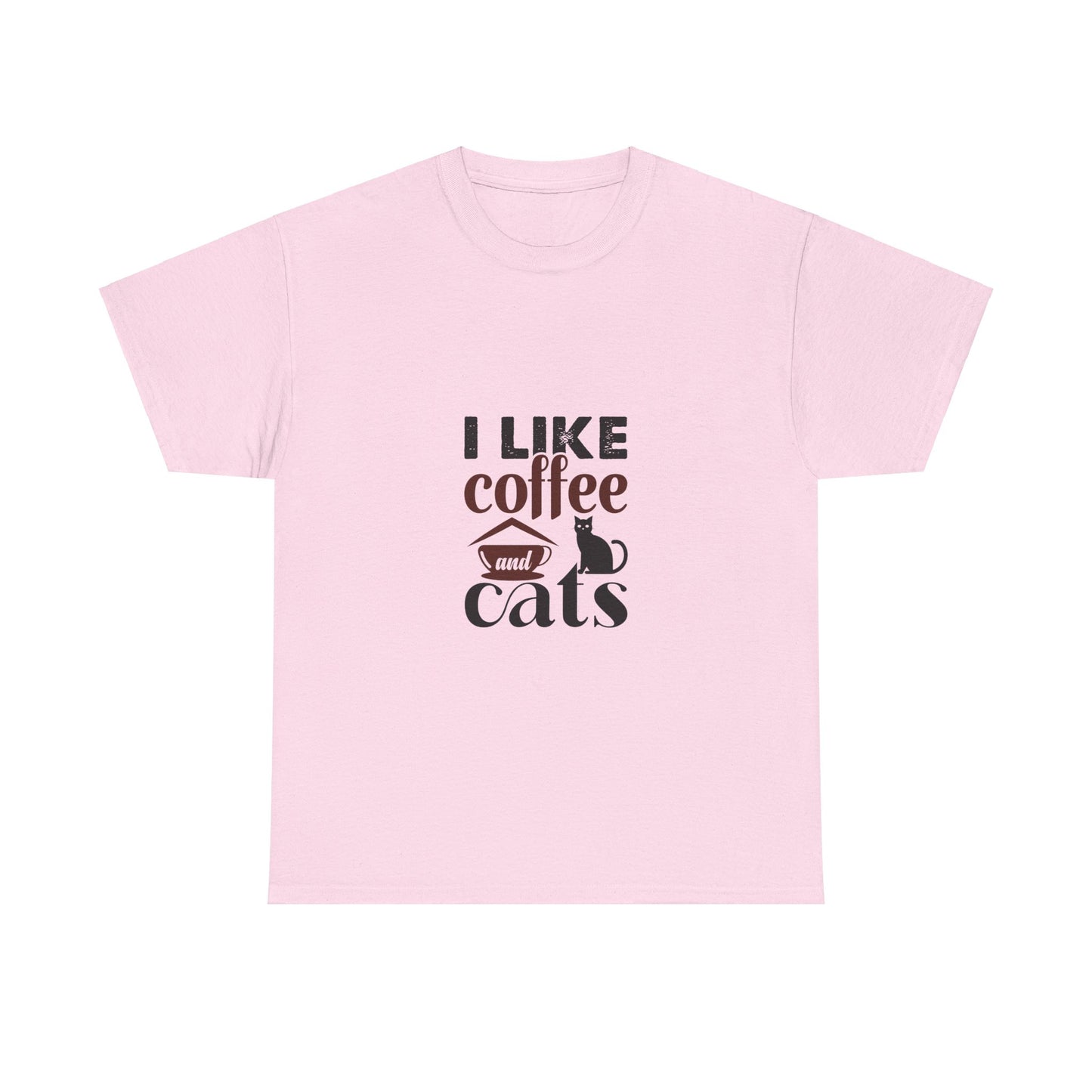 I Love Coffee & Cats – Adorable and Cozy Unisex T-Shirt for Cat and Caffeine Lovers - Elite digital Circle