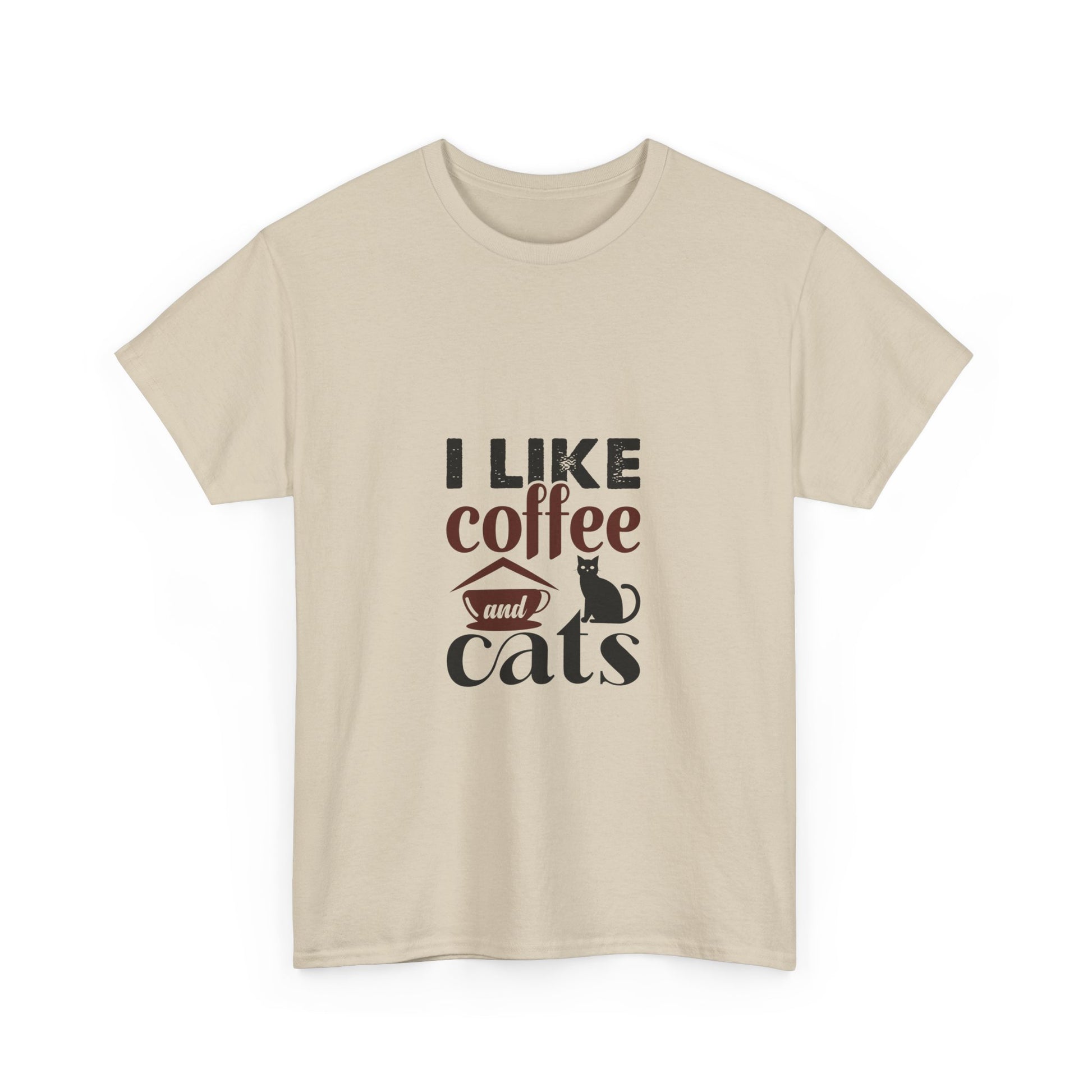 I Love Coffee & Cats – Adorable and Cozy Unisex T-Shirt for Cat and Caffeine Lovers - Elite digital Circle